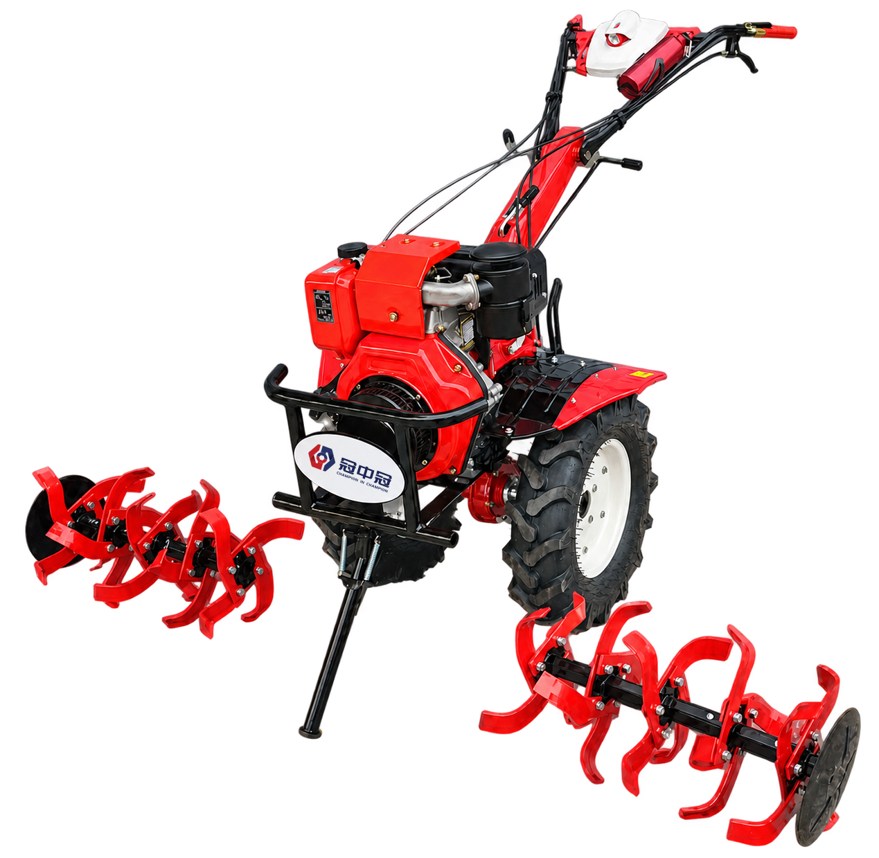 Red GZ1100 series agricultural tiller